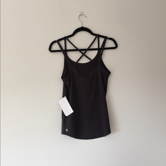 Fabletics crossback rylie tank iron XS new workout - Picture 4 of 4